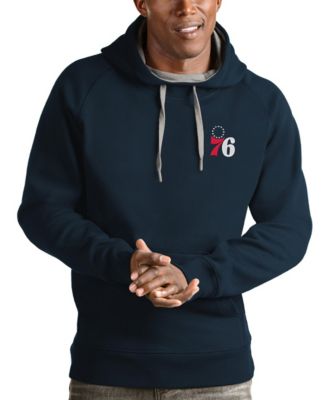 Men's Navy Philadelphia 76ers Victory Pullover Hoodie