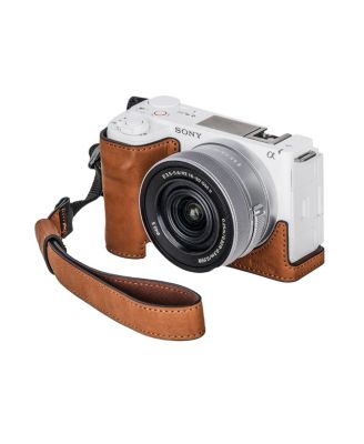 Leather Case with Wrist Strap for Sony ZV-E10 II Camera