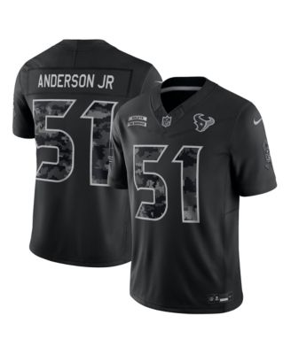 Men's Will Anderson Jr. Black Houston Texans 2026 Salute to Service Limited Jersey