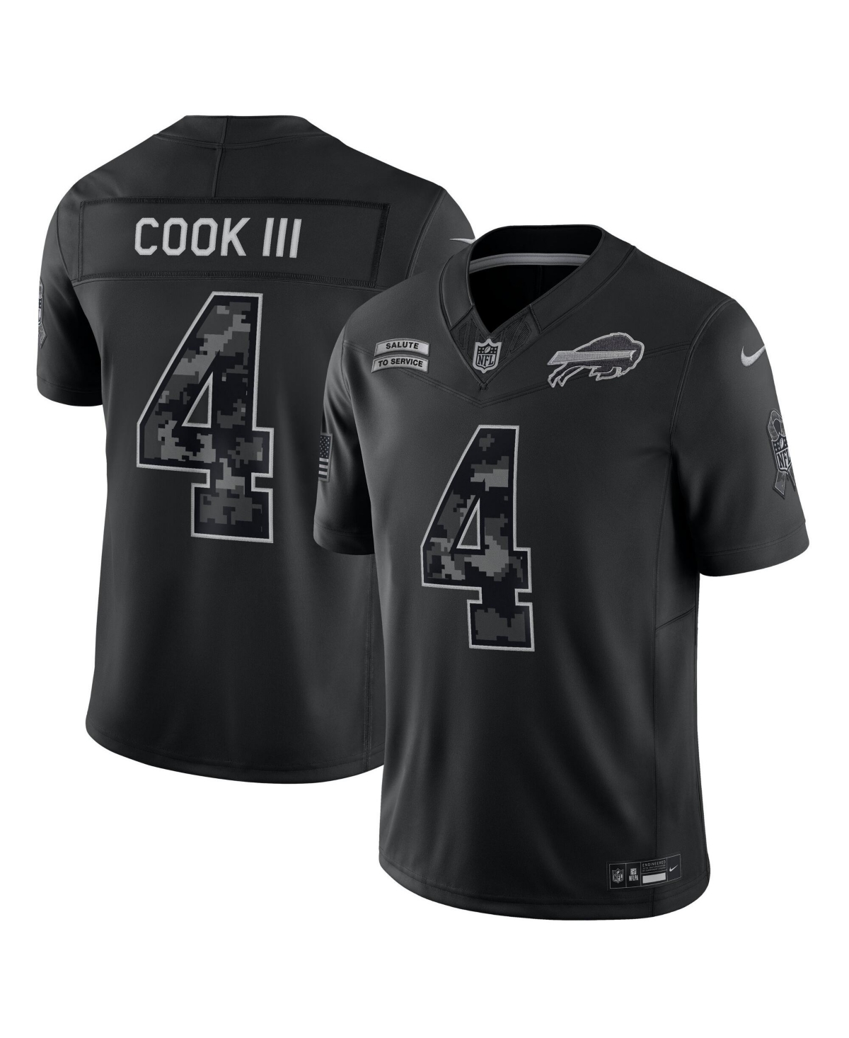 Nike Men's Black Buffalo Bills Stitched Limited Jersey