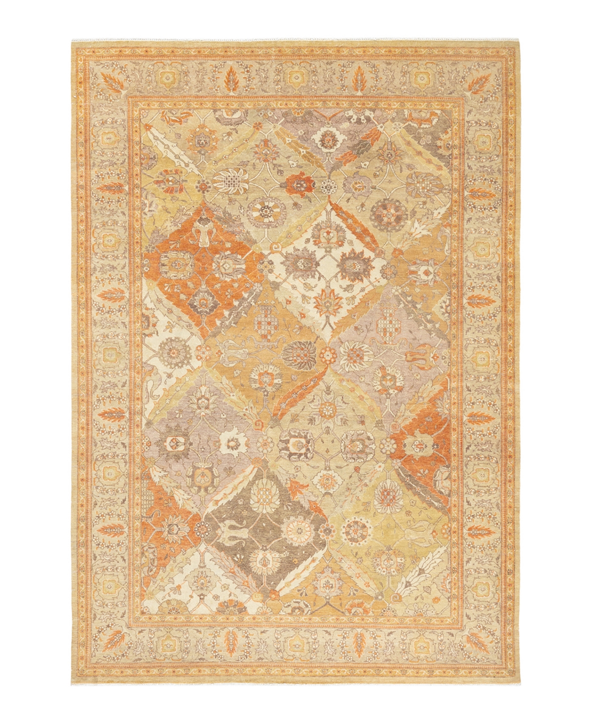 Adorn Handwoven Rugs Mogul M1815 6'3" x 8'10" Area Rug - Ivory