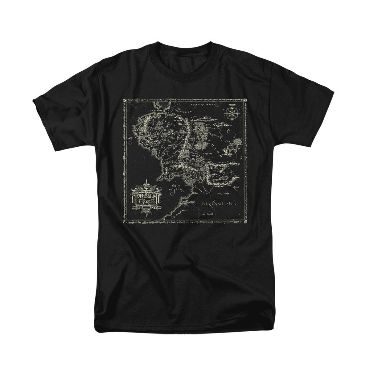 Logovision Men's Lord of The Rings Map Me T Shirt