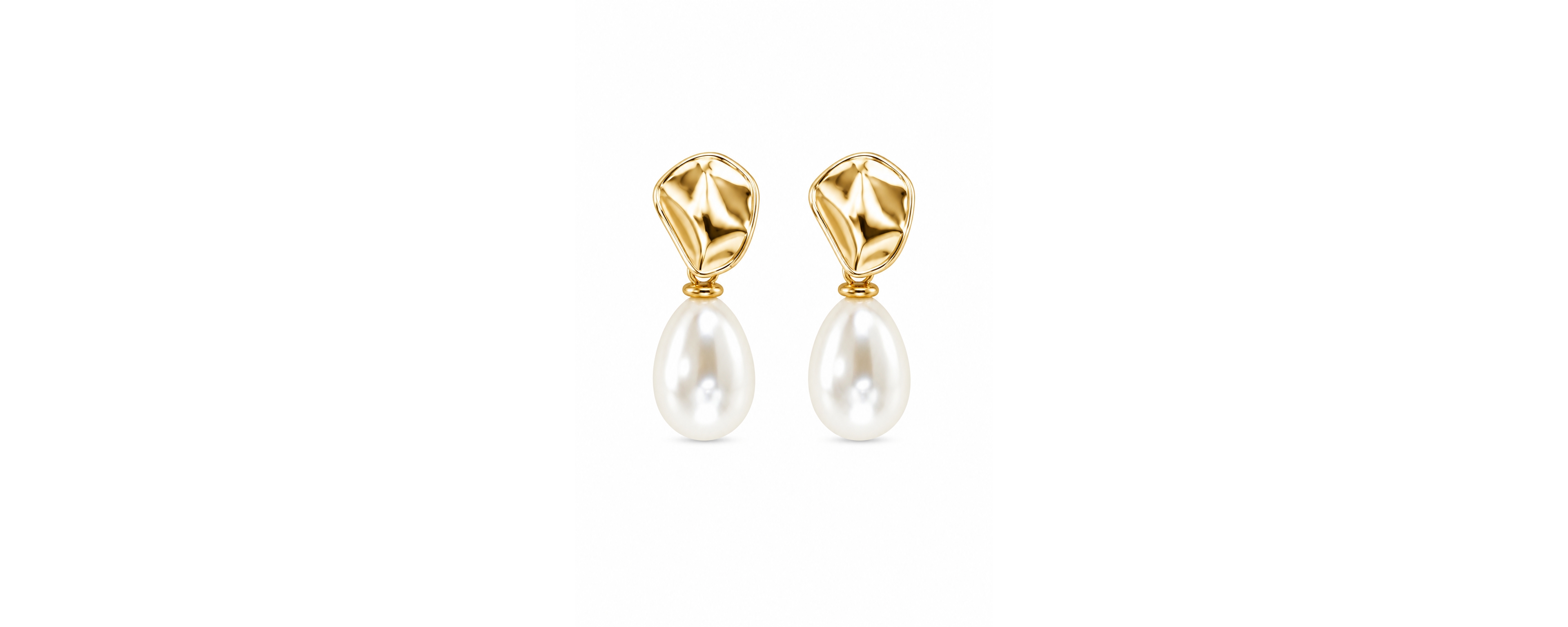A.b. Ellie Imitation Pearl Bridal Drop Earrings