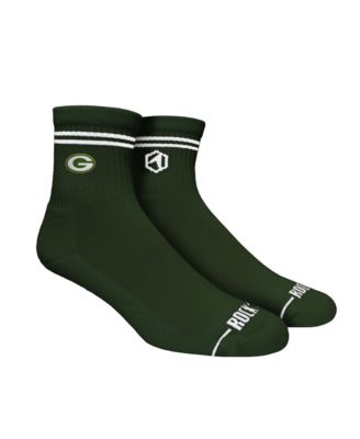 Men's and Women's Green Bay Packers Casual Stripe Quarter-Length Socks