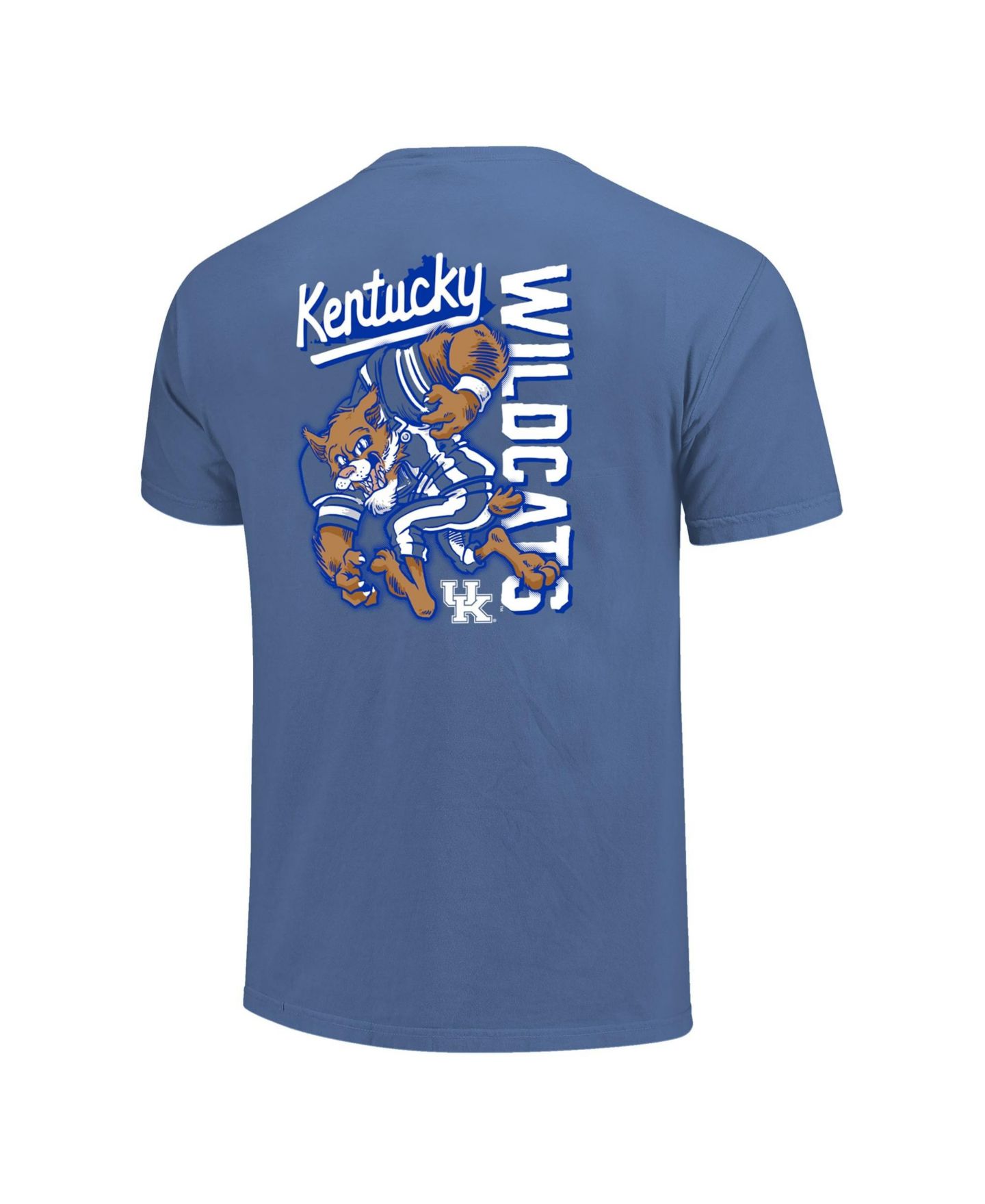 Мужская футболка Image One Royal Kentucky Wildcats Sketched Mascot Comfort Colors — фото 3