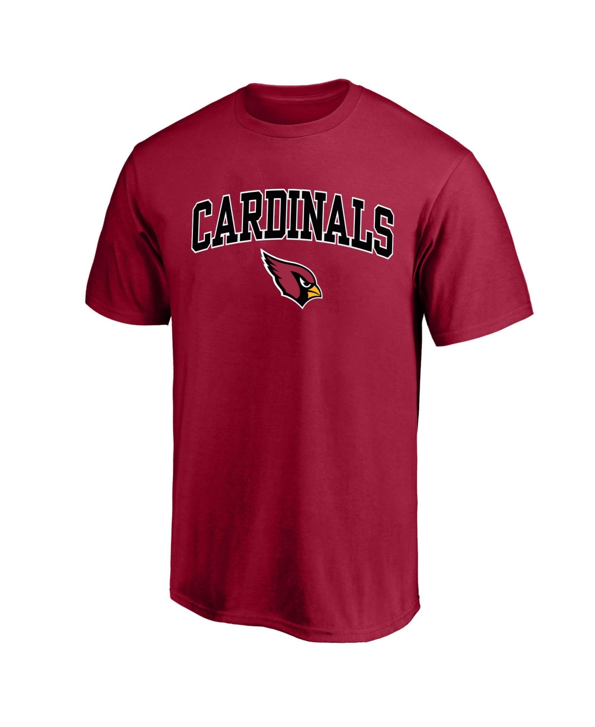 Fanatics Men's Big & Tall Arizona Cardinals Arch Logo Screen Print Classic Fit T-Shirt - Cardinal
