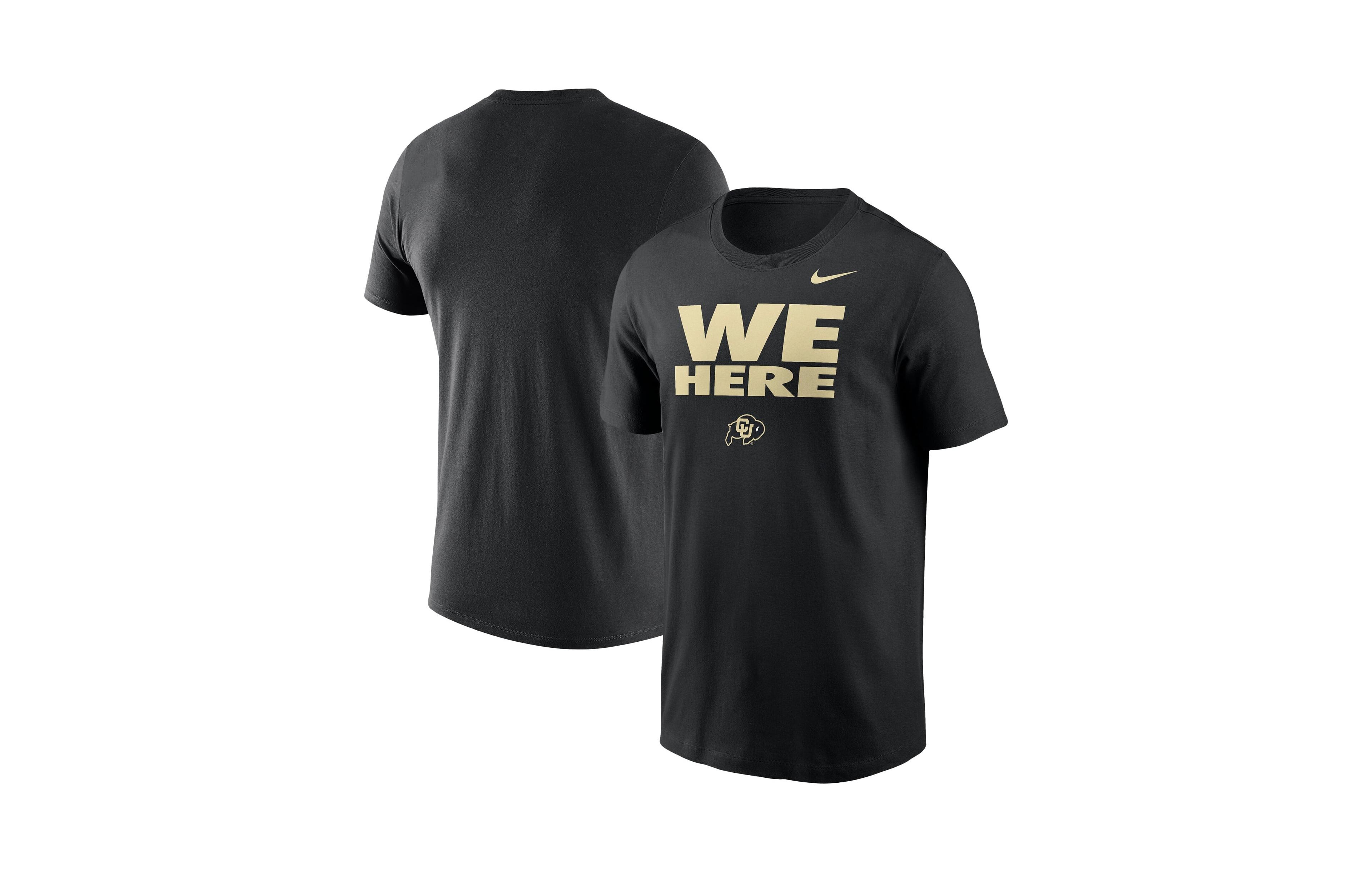 Nike Men's Colorado Buffaloes Practice Athletic-Fit T-Shirt