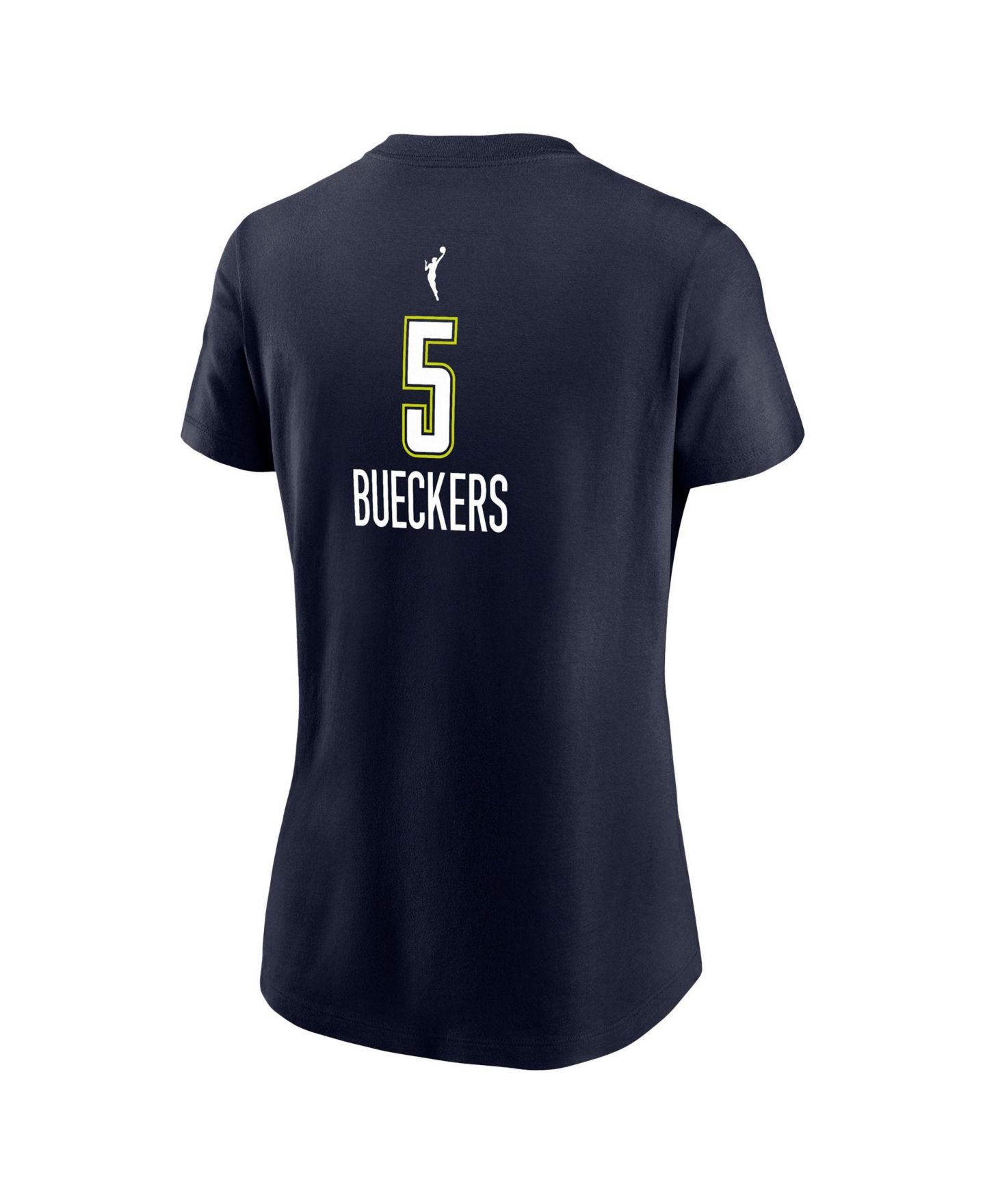 Женская футболка Nike Paige Bueckers Navy Dallas Wings Explorer Name & Number, цвет: Тёмно-синий — фото 3