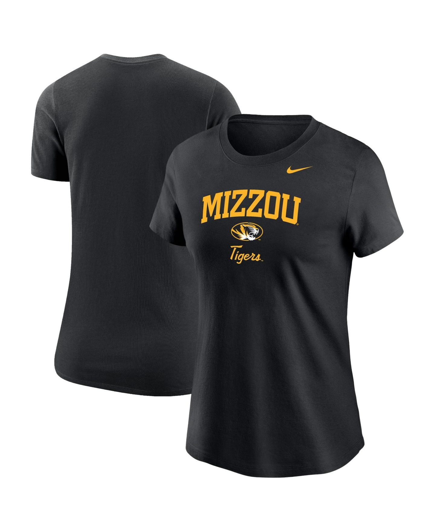 Женская футболка Nike Black Missouri Tigers Primary, цвет: Чёрный — фото 1