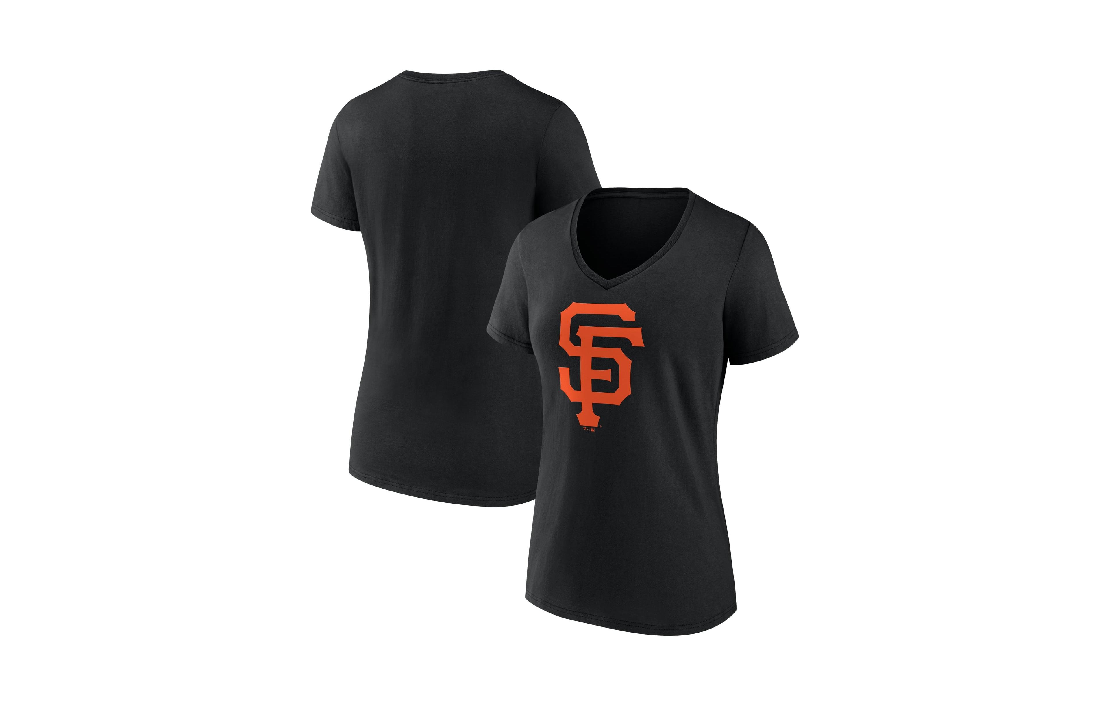 Logo Athletic Women's San Francisco Giants V-Neck T-Shirt