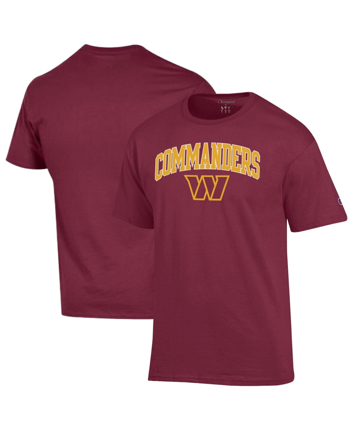 Champion Men's Washington Commanders Drop Shoulder T-Shirt - Burgundy