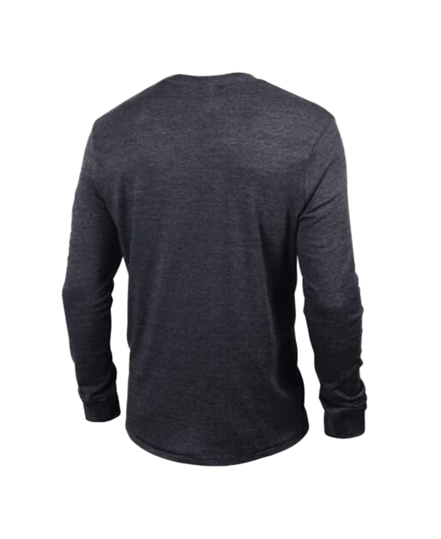 Мужская футболка Champion Heather Black Philadelphia Eagles Ultimate Tri-Blend Long Sleeve — фото 3