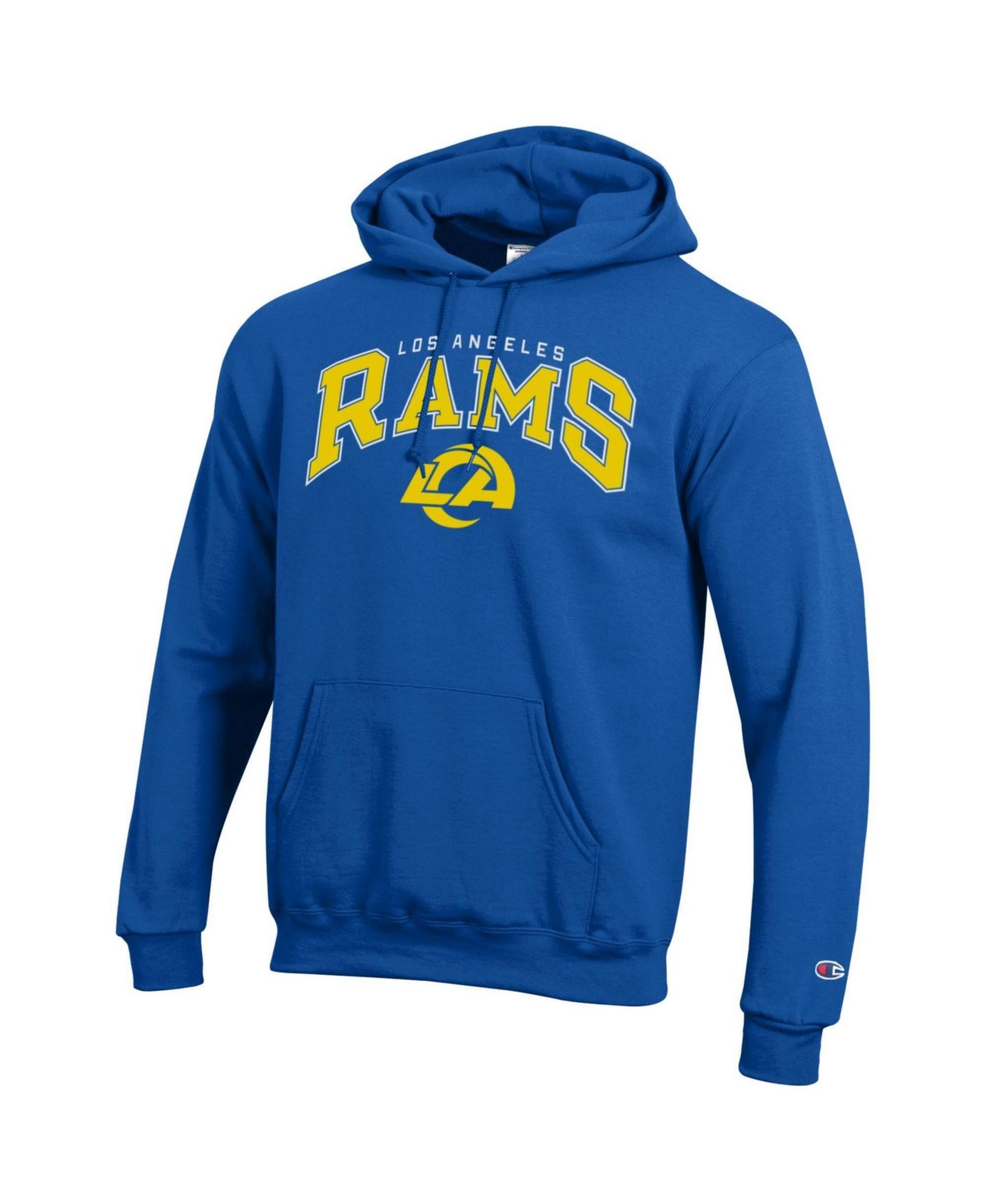 Мужское худи Champion Royal Los Angeles Rams Powerblend Arch Over Logo — фото 1