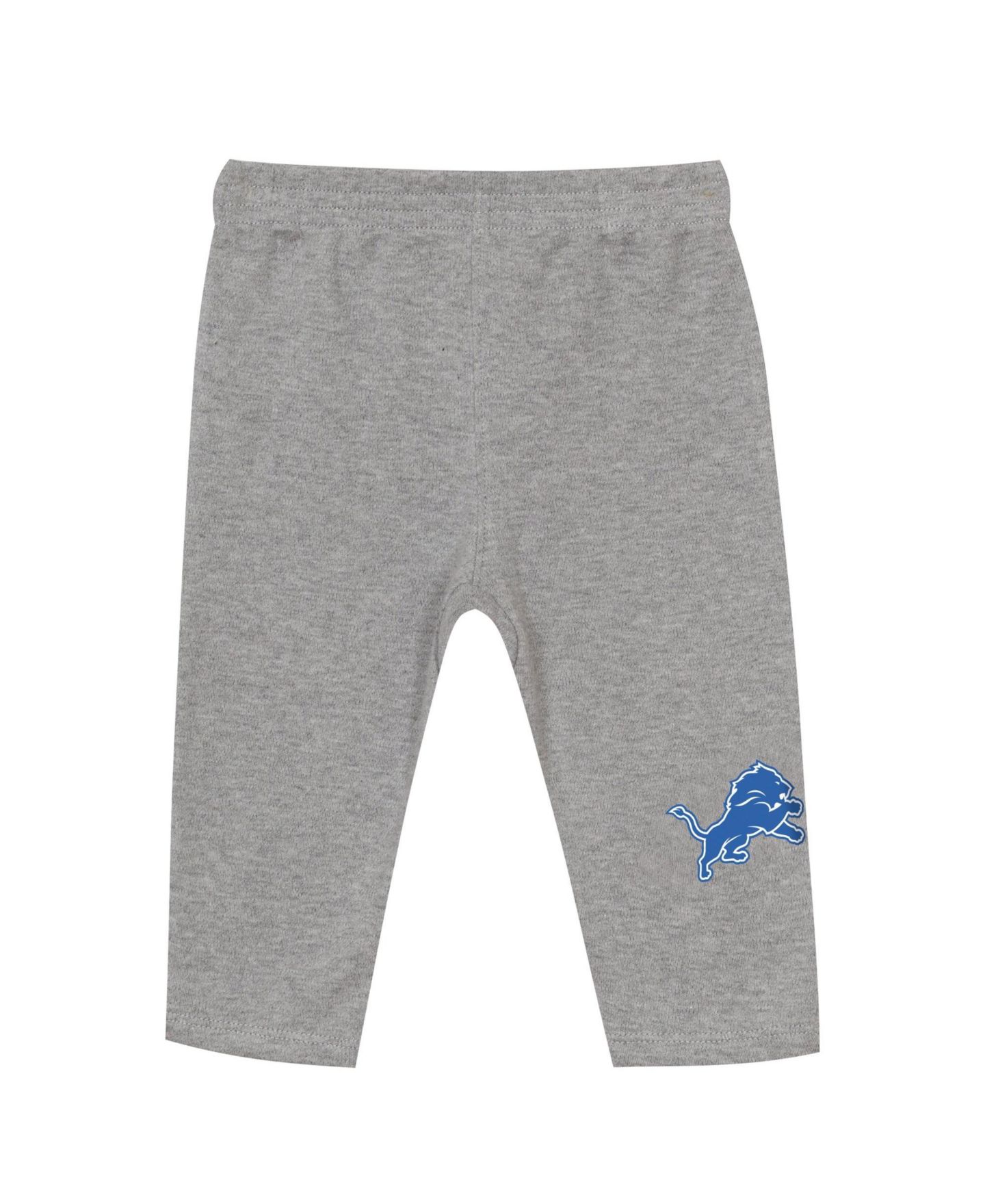 Детский комплект Outerstuff Baby Boys and Girls Blue/Heather Gray Detroit Lions Two-Piece Jersey Bodysuit & Pants Set — фото 4