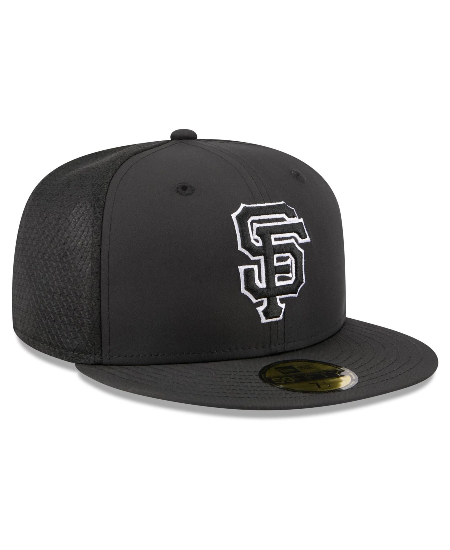 Детская бейсболка New Era San Francisco Giants Batting Practice 59FIFTY Fitted, чёрная — фото 3