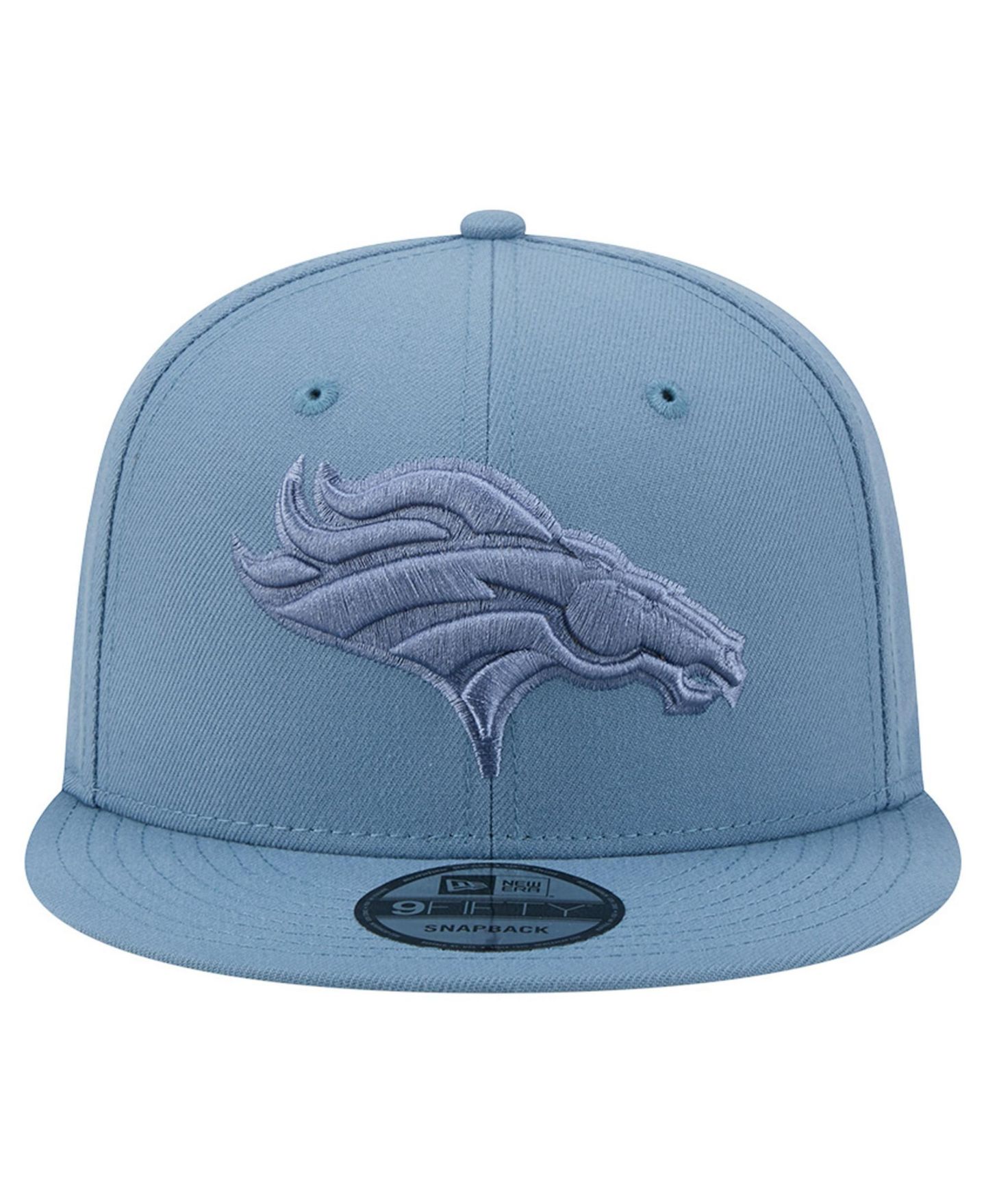 Мужские головные уборы New Era Blue Denver Broncos Color Pack 9FIFTY Snapback Hat — фото 2