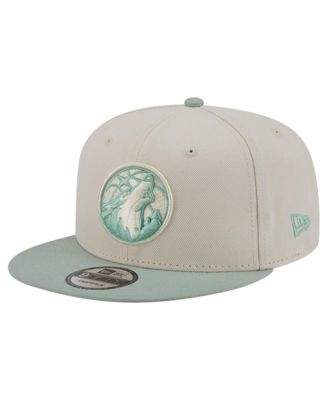 Men's  Cream/Light Green Minnesota Timberwolves Color Pack 9FIFTY Snapback Hat