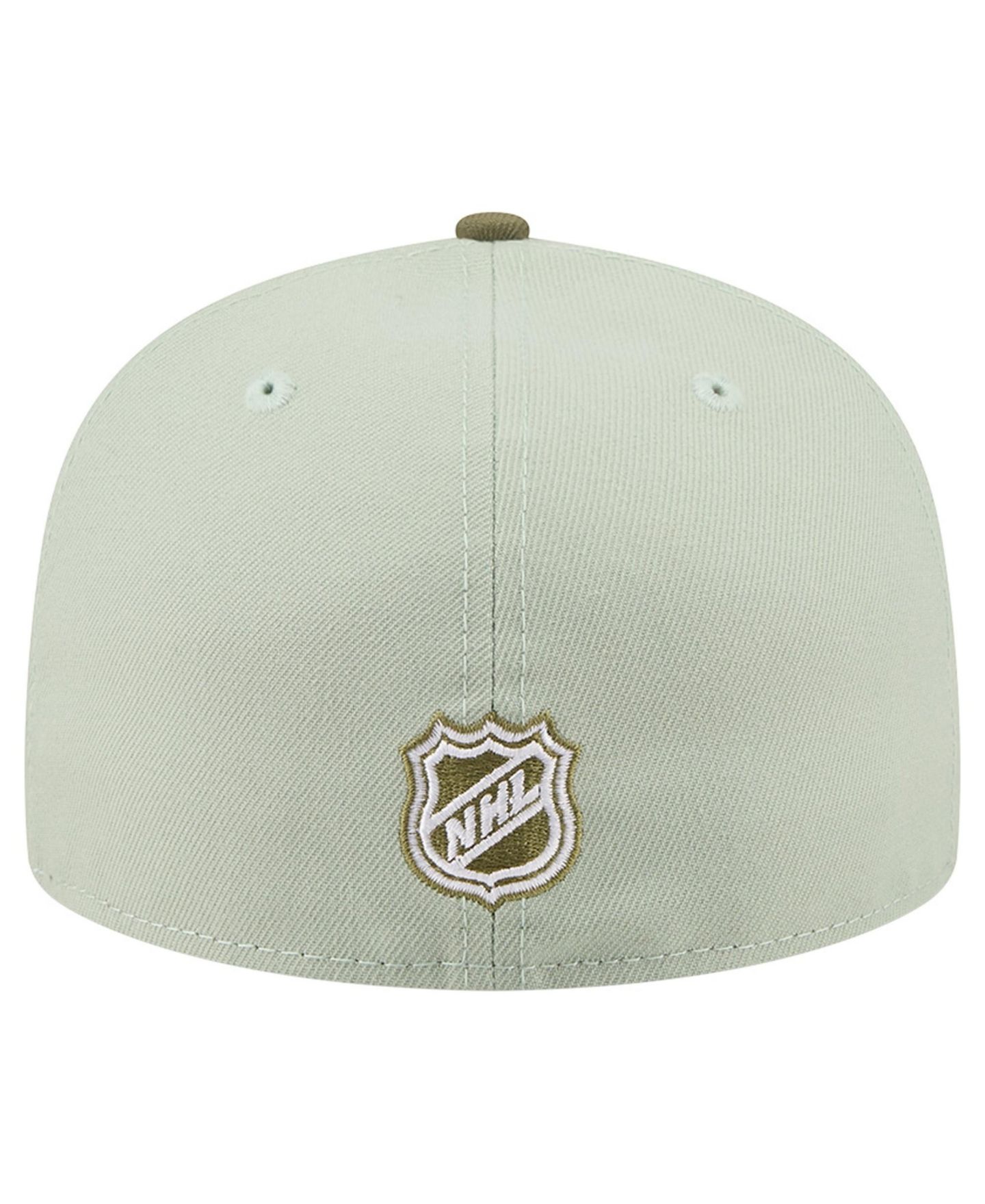 Мужские головные уборы New Era Sage Green/Olive Vegas Golden Knights Color Pack 59FIFTY Fitted Hat — фото 4