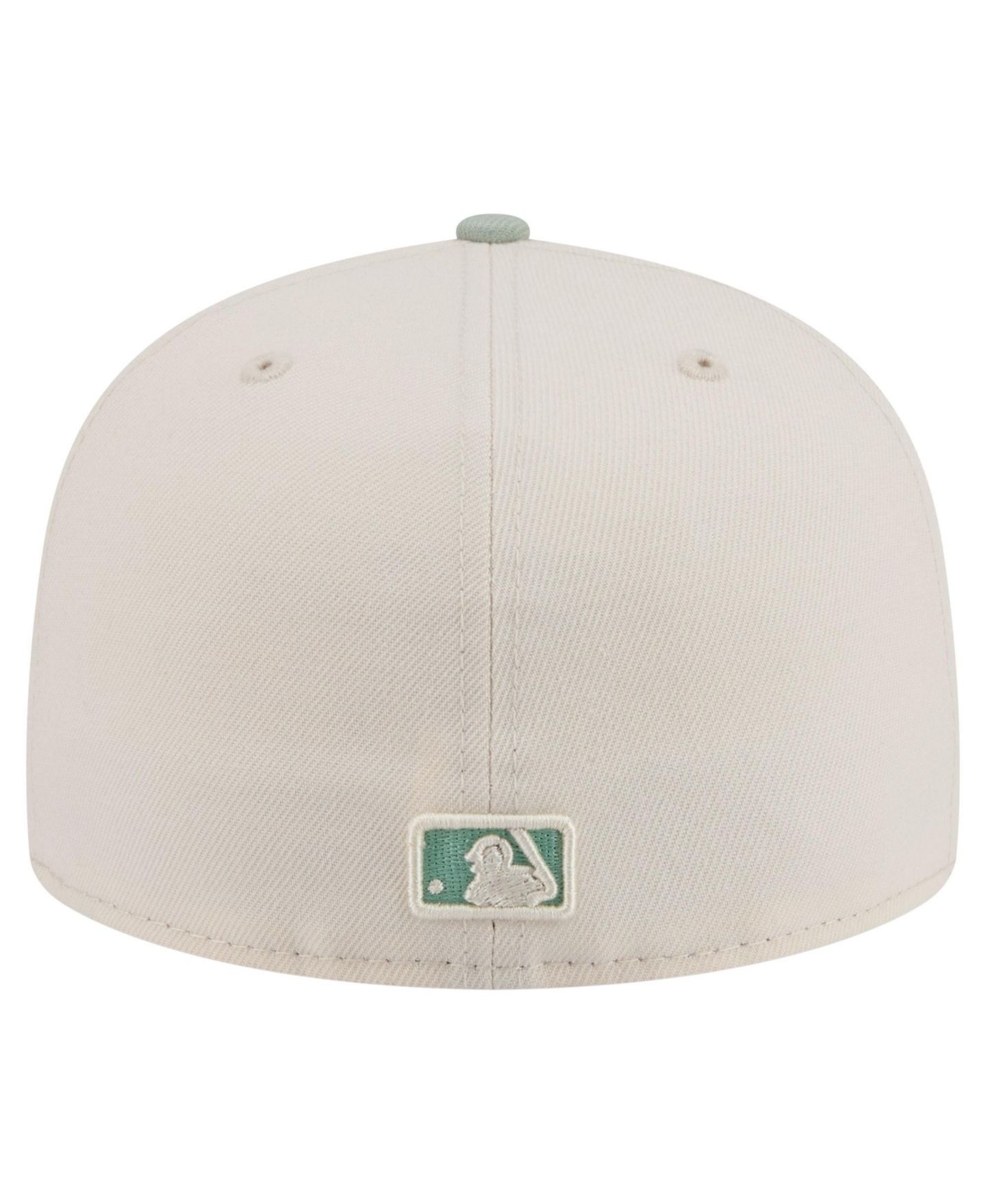 Мужские головные уборы New Era Cream/Green Toronto Blue Jays Color Pack 59FIFTY Fitted Hat — фото 4
