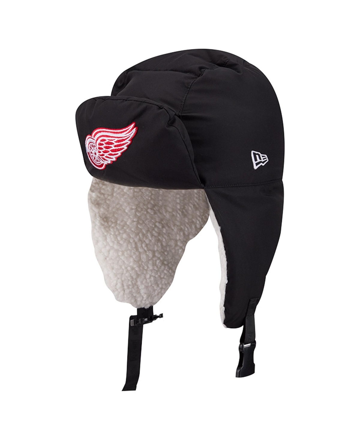 New Era X Alpha Industries Men's Detroit Red Wings Puffer-Quilted Trapper Hat