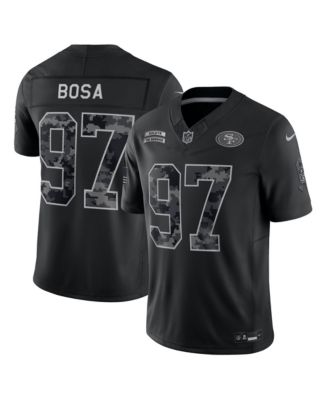 Men's Nick Bosa Black San Francisco 49ers 2026 Salute to Service Limited Jersey