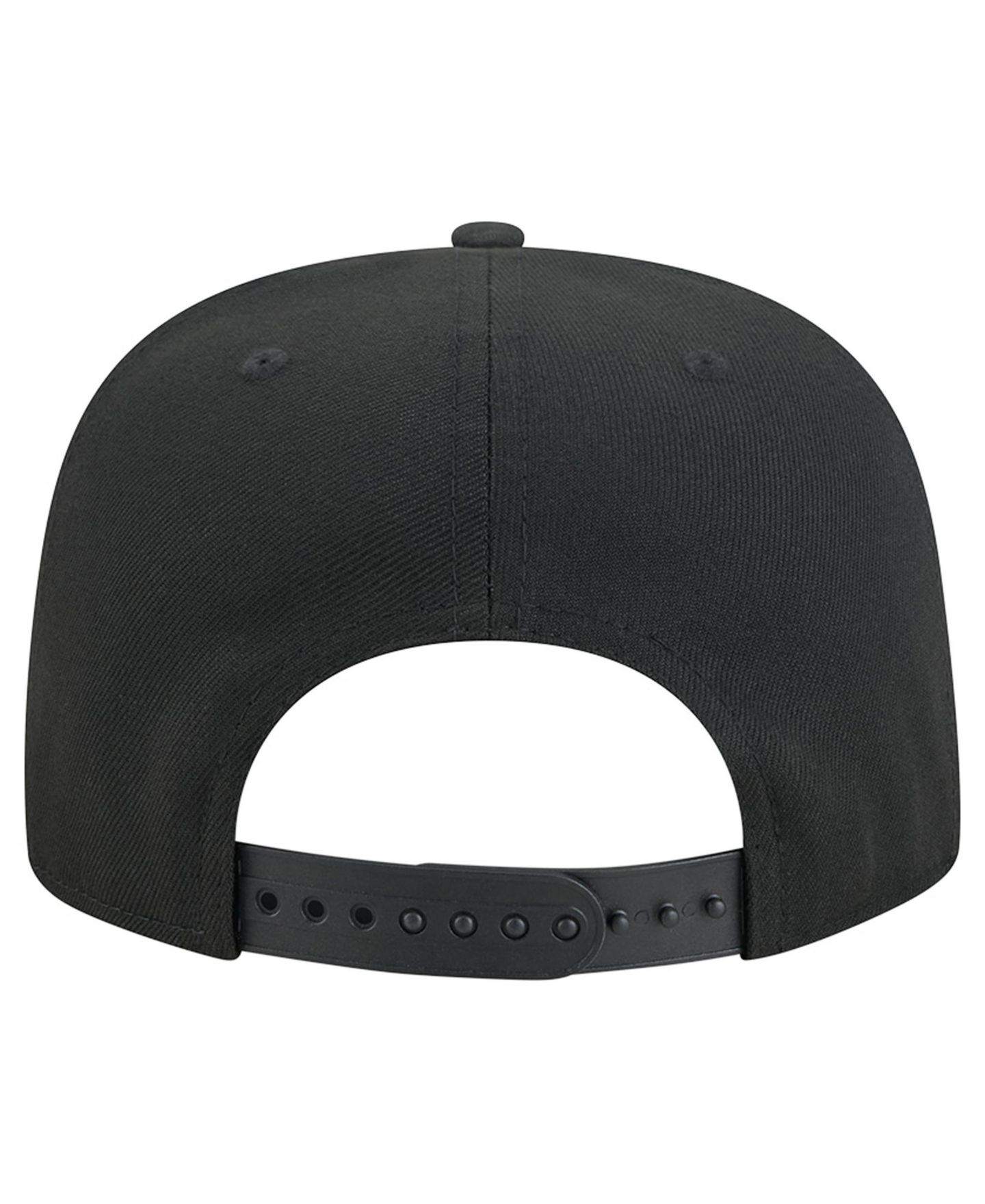 Мужская кепка New Era Black Detroit Lions Bolt A-Frame 9FIFTY Snapback Hat — фото 4