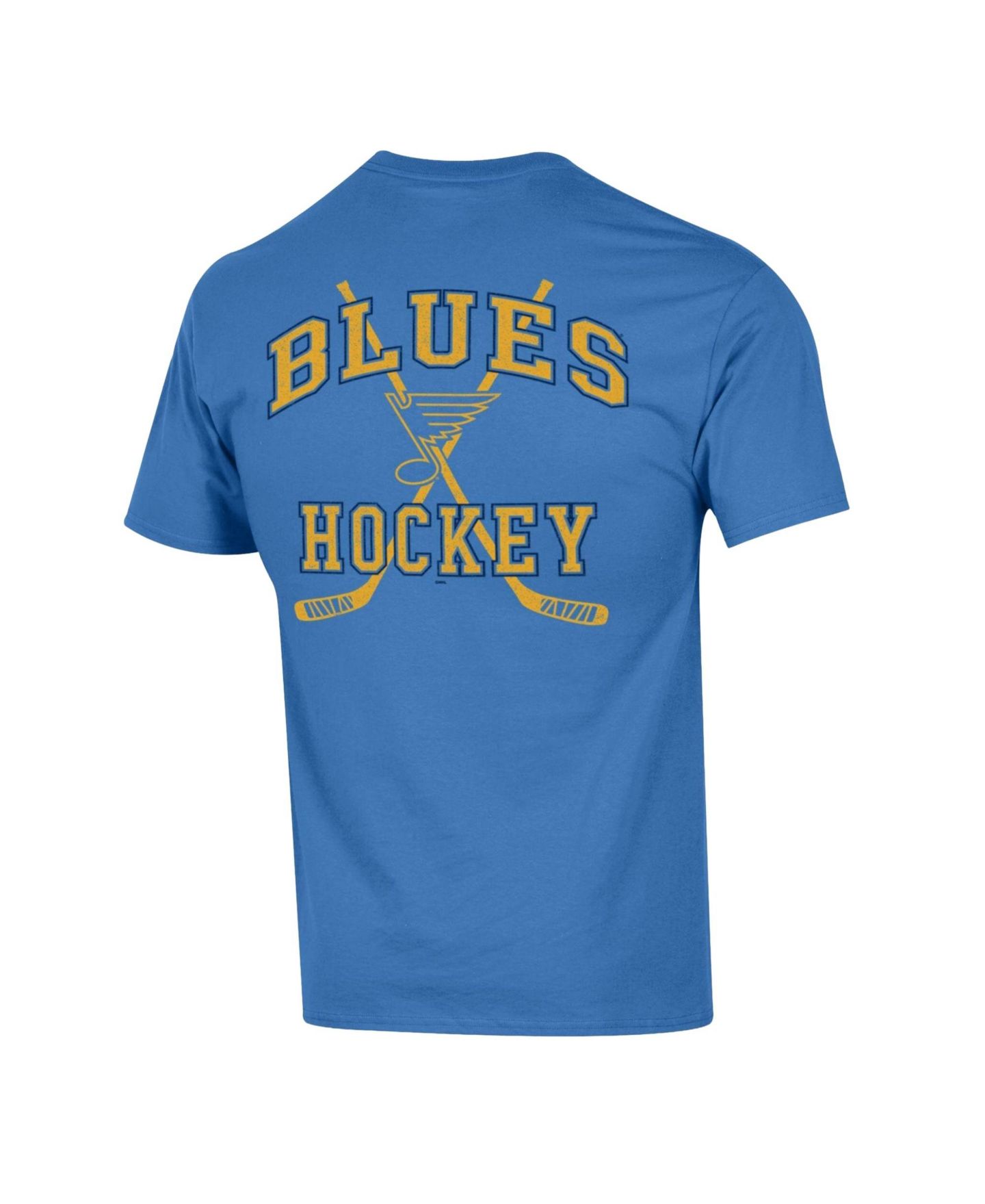 Мужская футболка Champion Blue St. Louis Blues Stick With It Jersey — фото 3