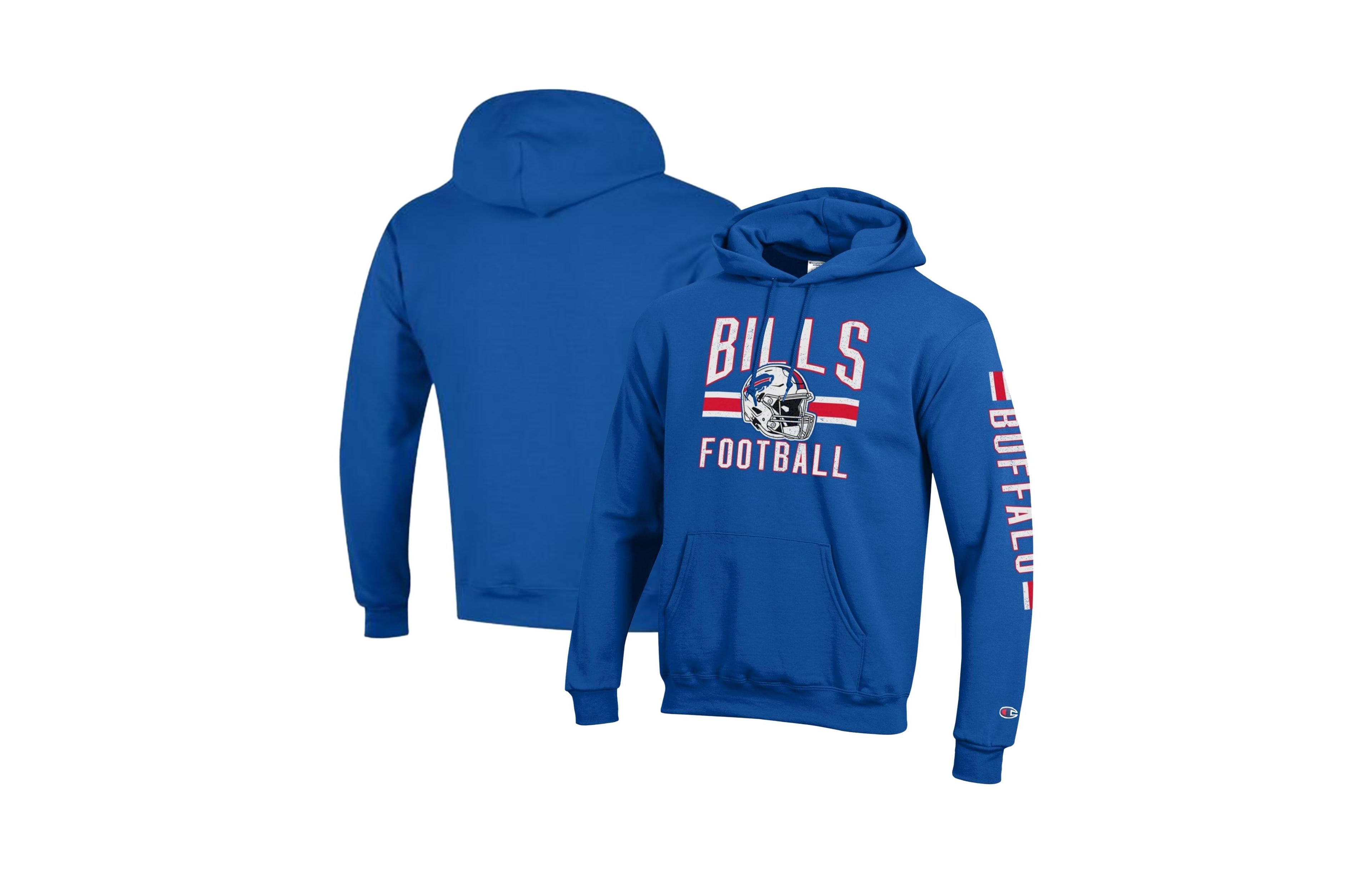 Champion Men's Buffalo Bills Powerblend Long-Sleeve Hoodie