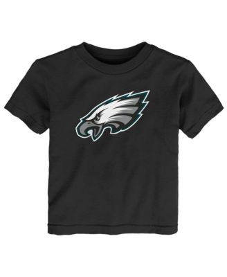 Baby Boys and Girls Black Philadelphia Eagles Primary Logo T-Shirt