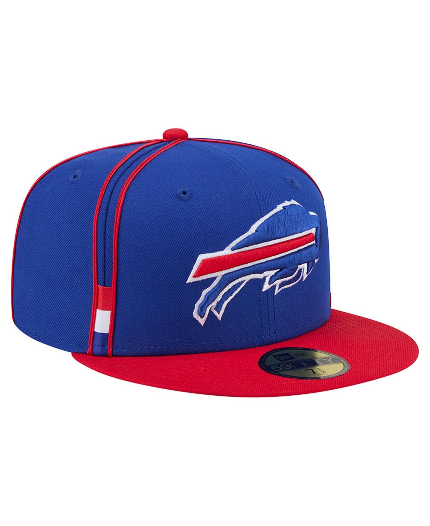 Мужская кепка New Era Blue Buffalo Bills Soutache 59FIFTY Fitted Hat — фото 3