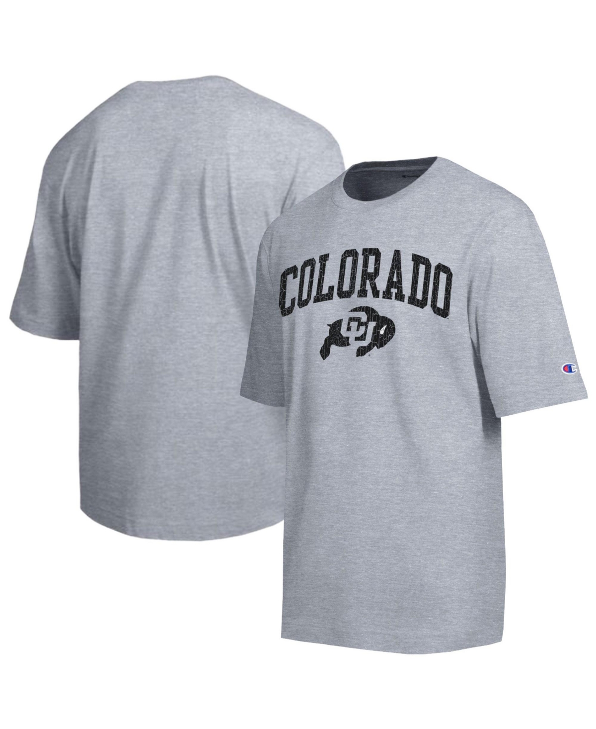 Champion Men's Colorado Buffaloes Scholar All-Star Screen-Print Graphics T-Shirt
