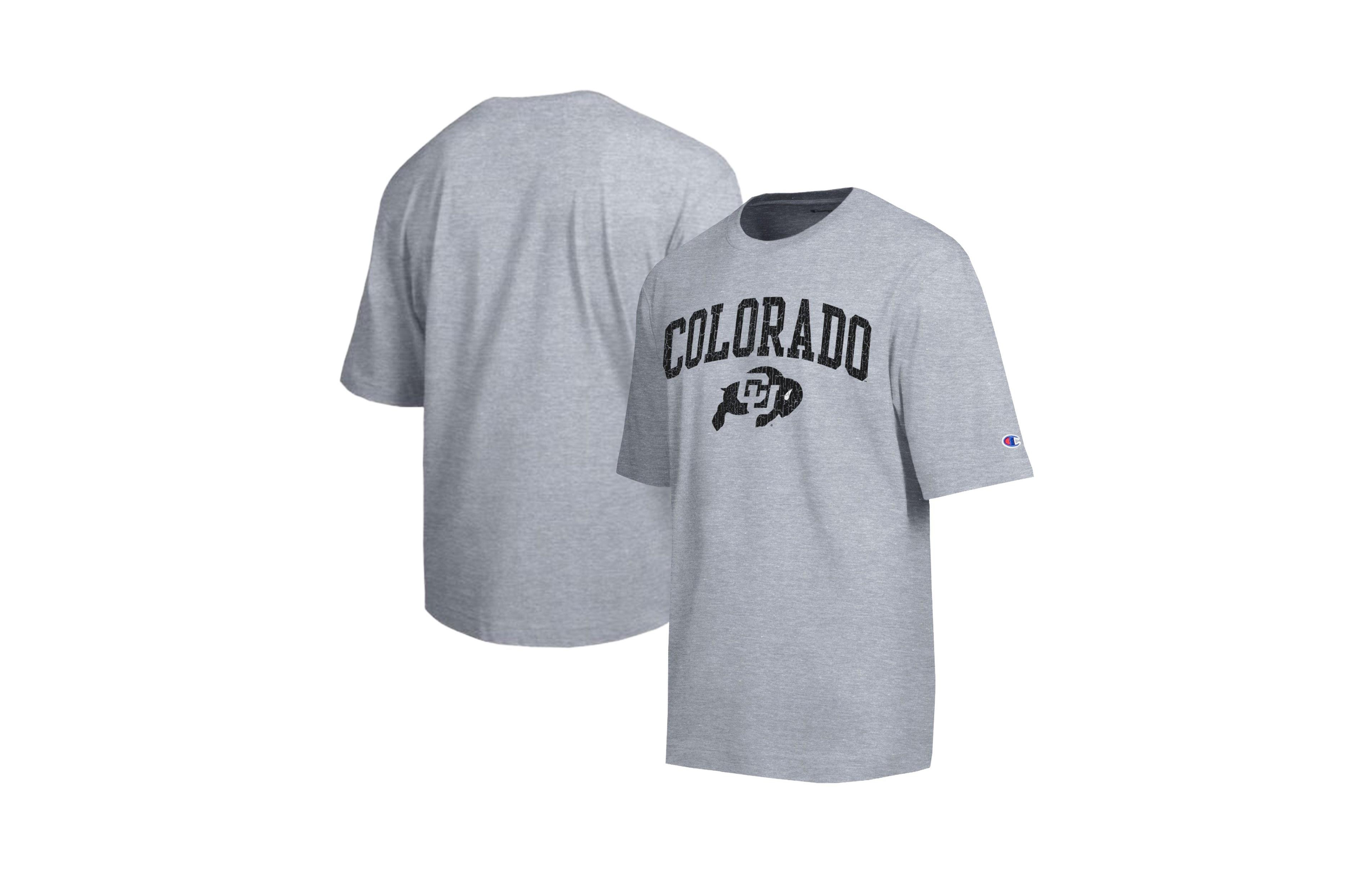 Champion Men's Colorado Buffaloes Scholar All-Star Screen-Print Graphics T-Shirt