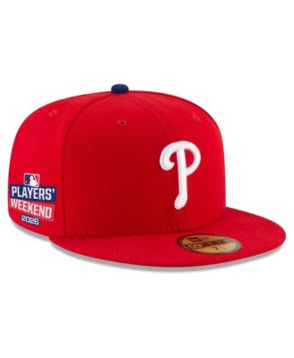 Men's Red Philadelphia Phillies 2026 Players' Weekend Authentic Collection 59FIFTY Fitted Hat