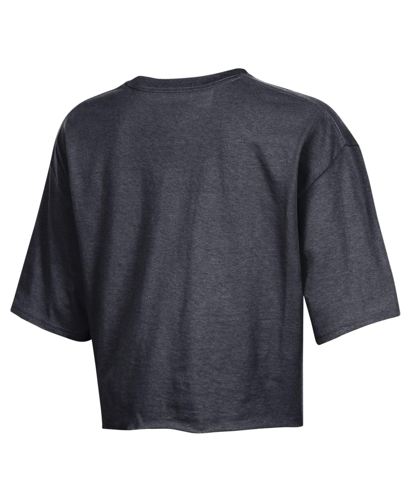 Женская футболка Champion Black San Antonio Spurs Primary Logo Cropped Boyfriend — фото 3