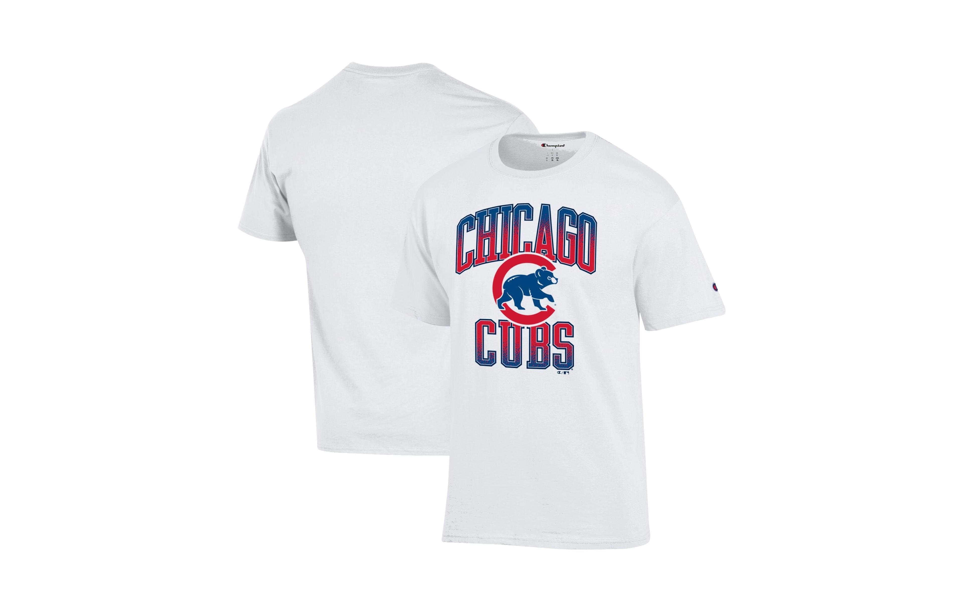 Champion Men's Chicago Cubs Screen-Printed T-Shirt