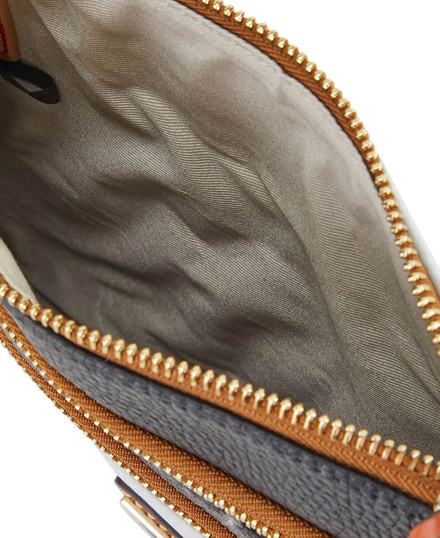 Женская сумка Dooney & Bourke Las Vegas Raiders Team Logo Halftime Triple Zip Crossbody — фото 4