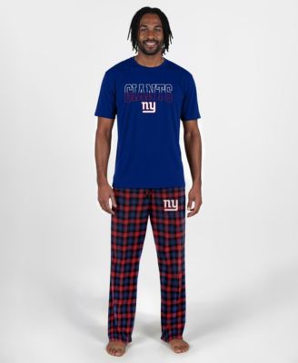 Men's Royal New York Giants Highland Sleep Set