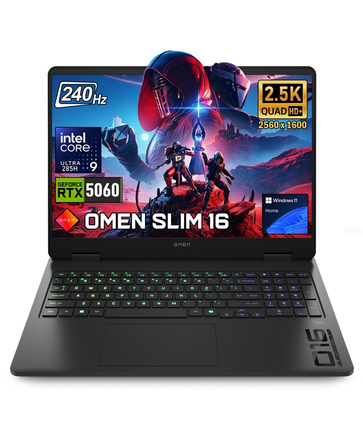 Hp Omen Slim 16t-an000 16" Gaming Intel Core Ultra 9 Rtx 5060 Laptop