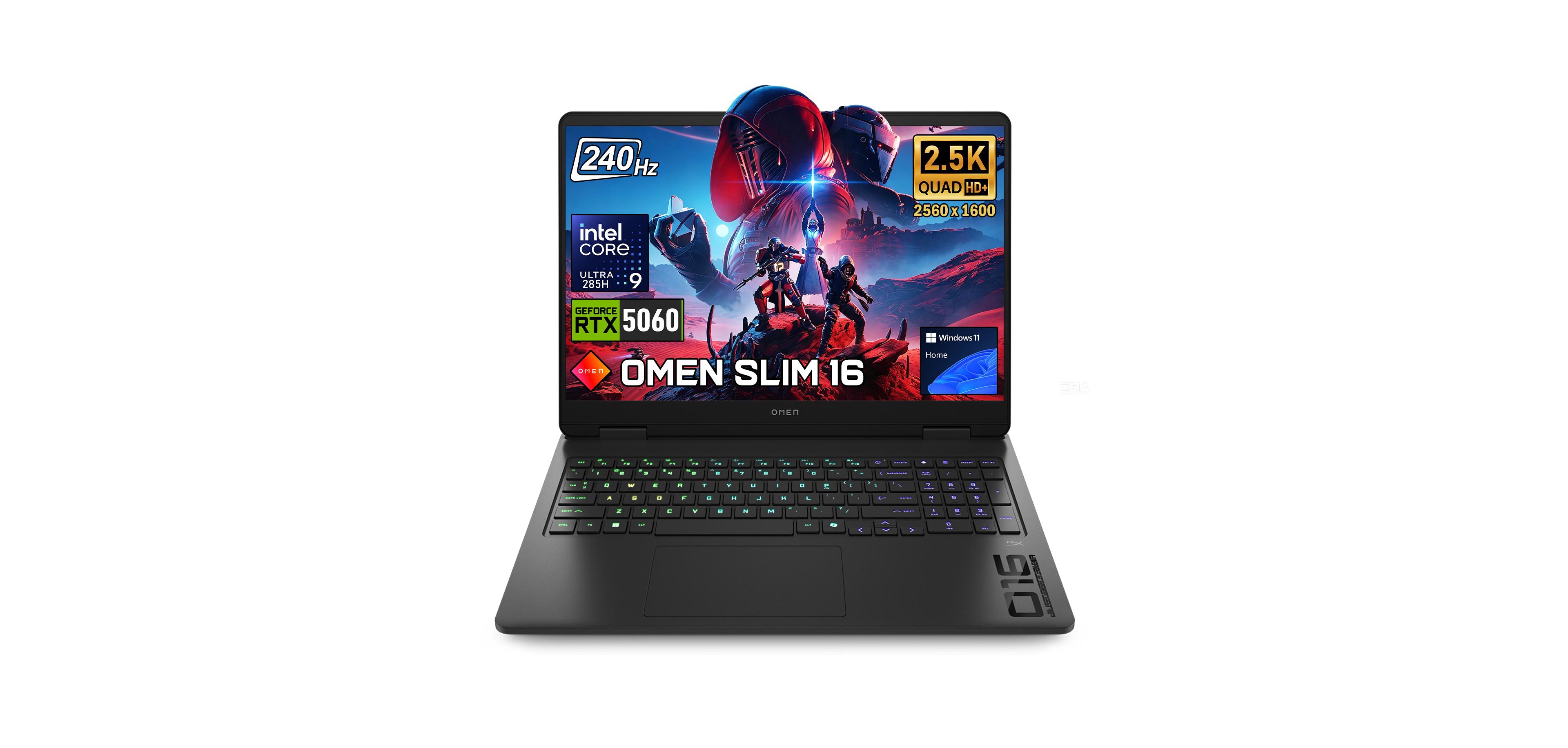 Hp Omen Slim 16t-an000 16" Gaming Intel Core Ultra 9 Rtx 5060 Laptop