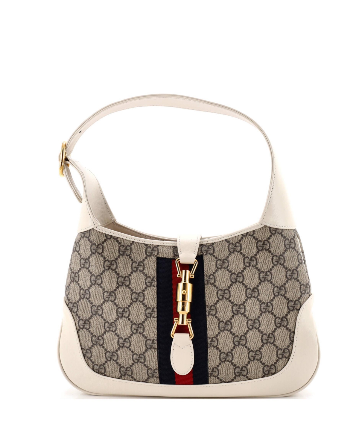 Pre-Owned Gucci Small Jackie 1961 Coated Canvas Hobo