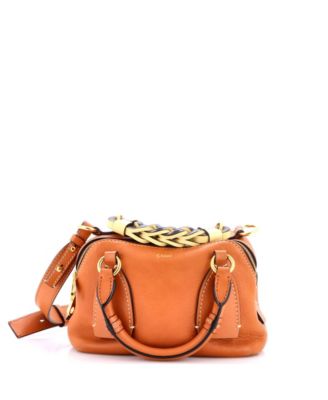 Chloe Daria Pre-Owned Leather Crossbody Shoulder Bag