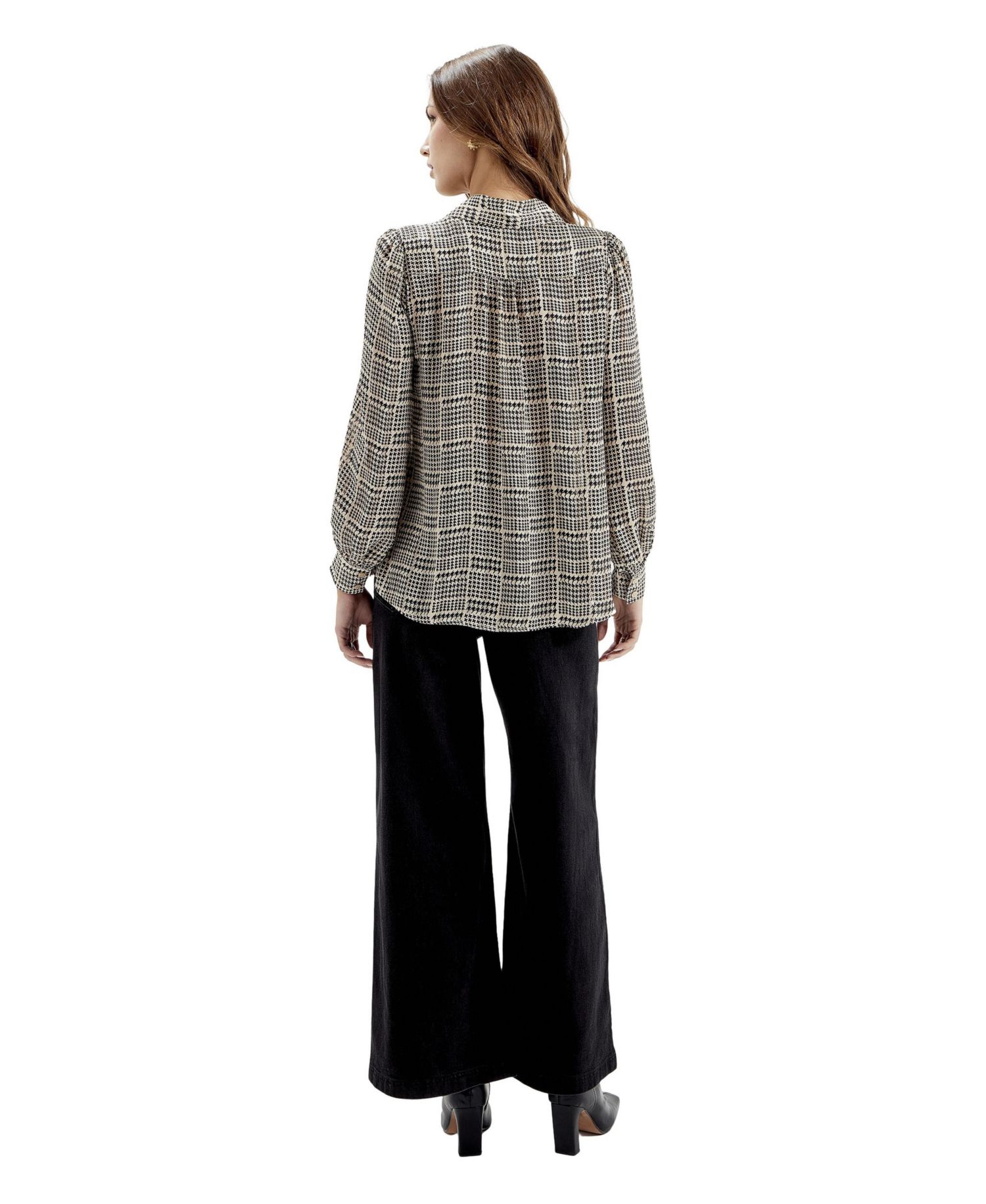 Women's Melina Long Sleeve Chiffon Blouse
