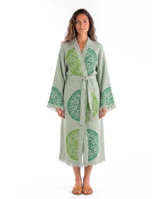 Women's Estelle Handmade Muslin Long-Sleeve Cover-Up Robe