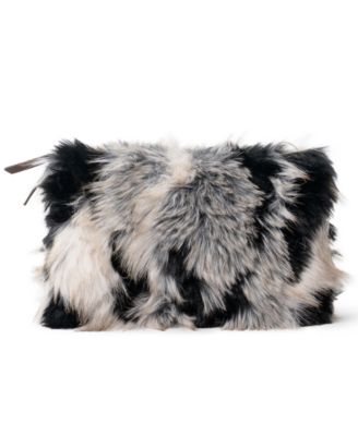 Sophia Evening Small Clutch Faux Fur Handbag