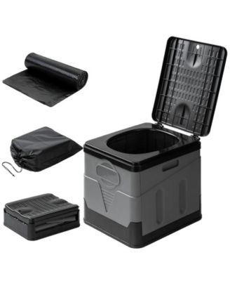 Portable Camping Toilet, Folding Design, Carry Bag for Camping, Travel and Outdoor Activities