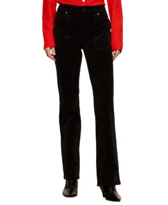 Petite Play Date High-Waist Bootcut Corduroy Pants