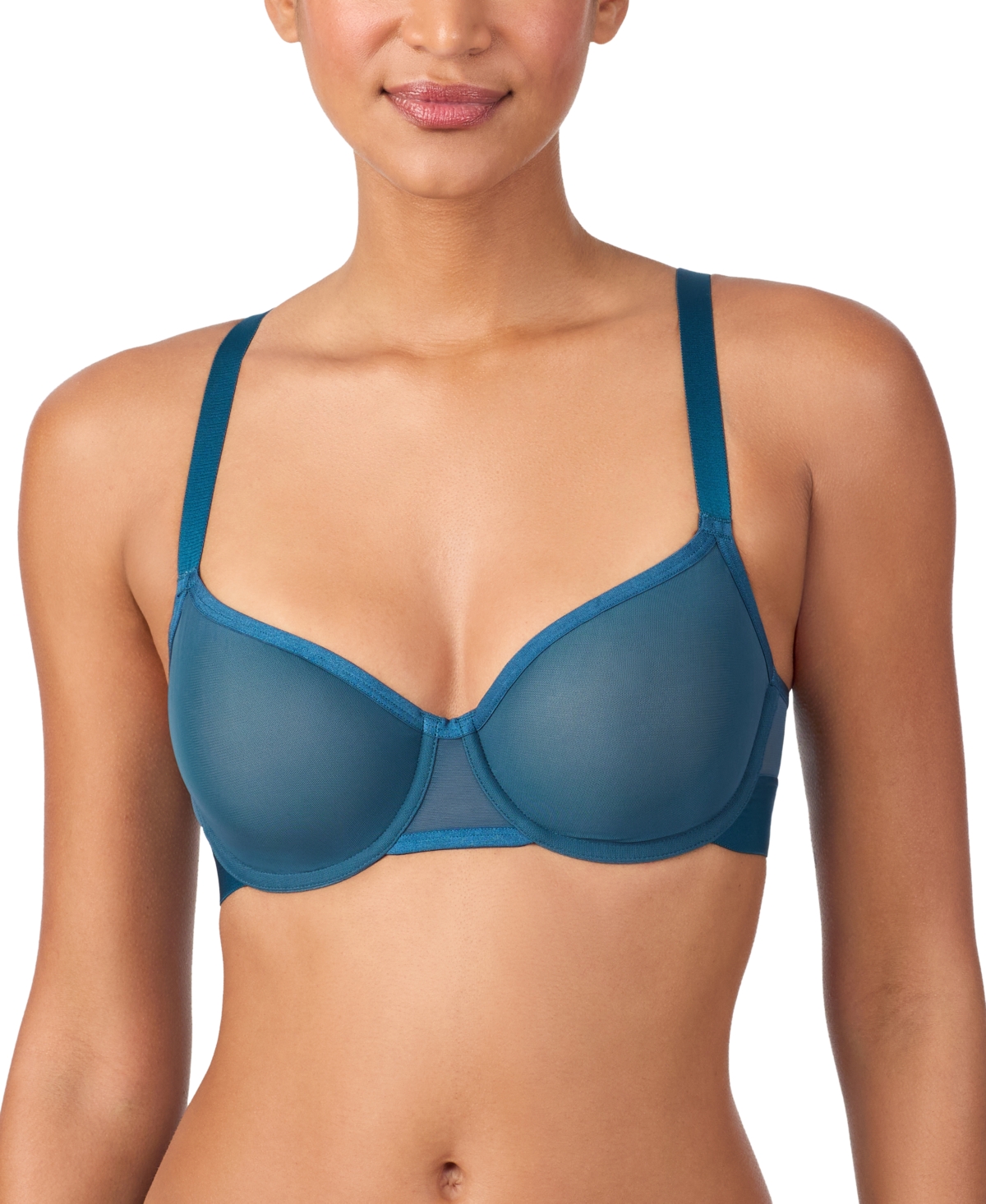 DKNY Women's Sheers Unlined Demi Underwire Bra in Celestial | Size: 36B | HerRoom.com