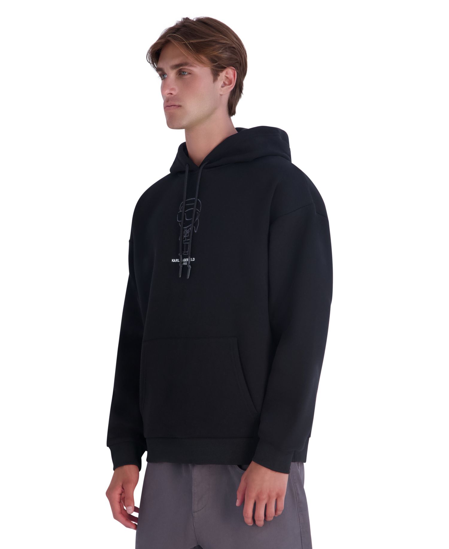 Men's Oversized Graphic Fleece Hoodie