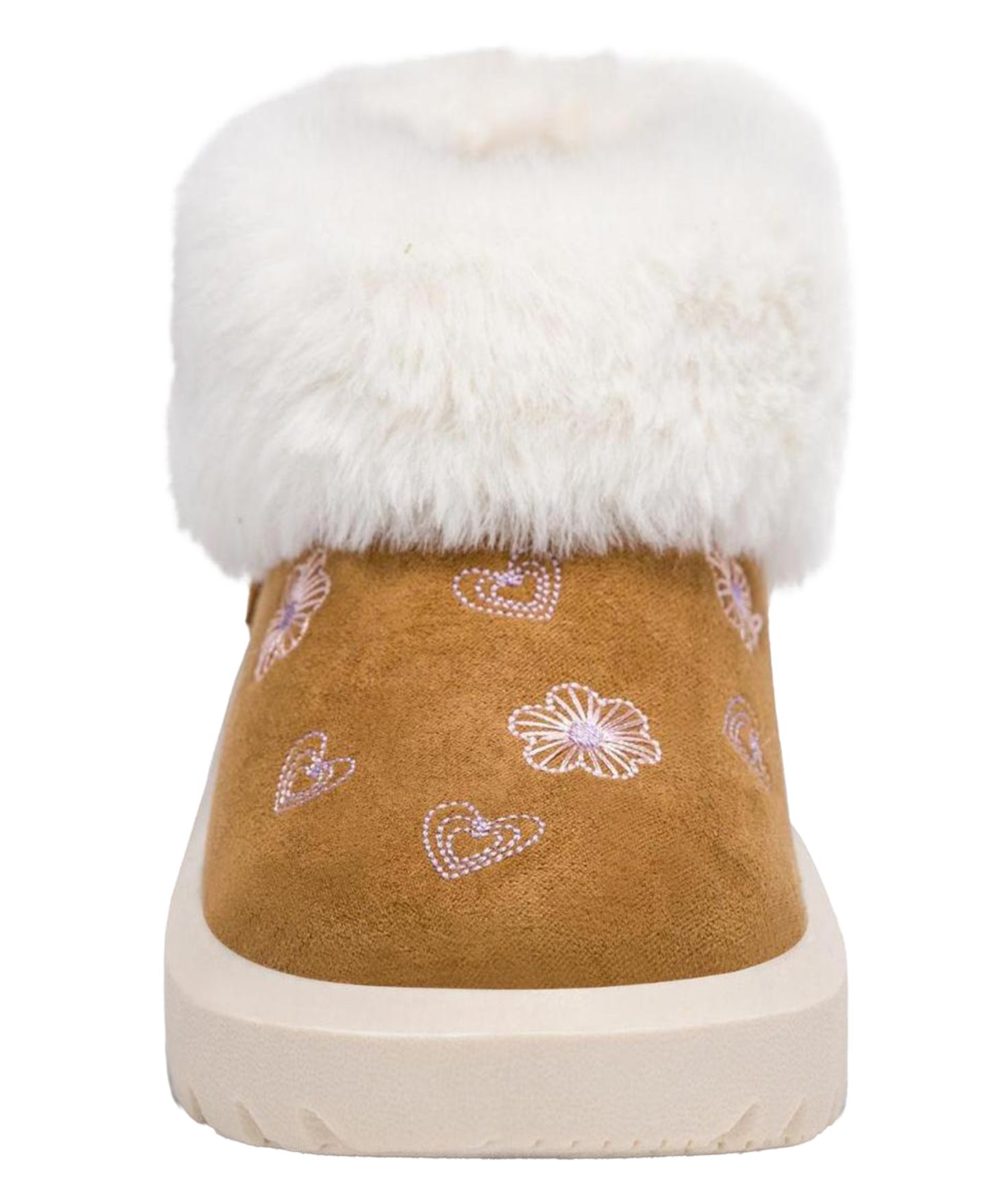 Ботинки Carter's Koazie Faux Fur-Collar Lugged-Outsole Boots для девочек-малышей, цвет: Коричневый — фото 6