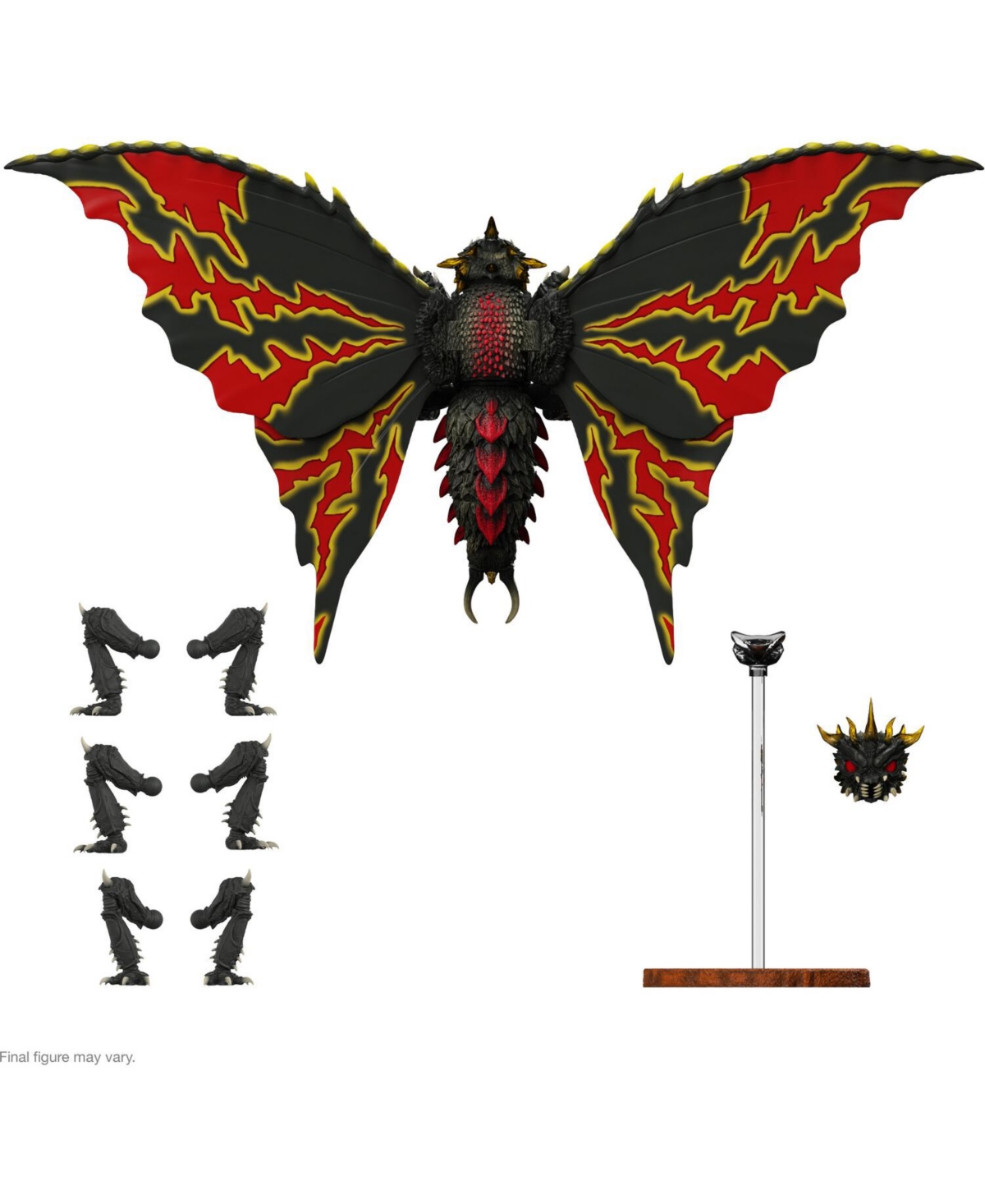 Super7 Toho Ultimates! Battra 5.6" Articulated Interchangeable-Parts Action Figure, Ages 14+